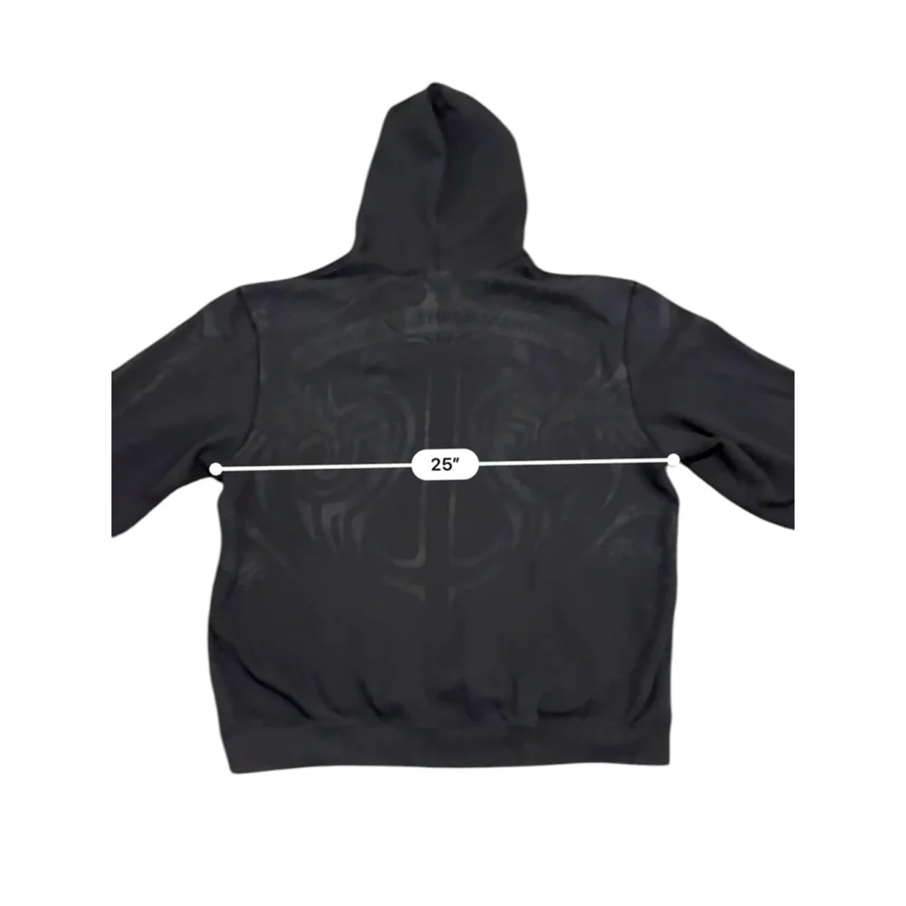 ADIDAS MEN'S OKLAHOMA THUNDER NBA ALL-OVER PRINT GOTHIC HOODIE Size XL​​​ - Picture 4 of 9